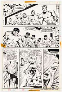 Sal Buscema And Frank McLaughlin | The Defenders #5 Story Page 14 Original Art (Marvel, 1973). | Heritage