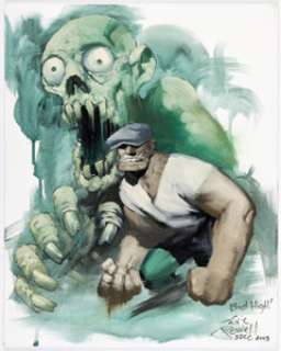 Eric Powell - The Goon Specialty Painting Original Art (2003). | Heritage