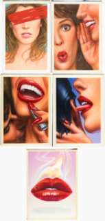 Mick McGinty - Lips Paintings Original Art Group of 5 (c. 1980-1990s). (Total: 5 Original Art) | Heritage