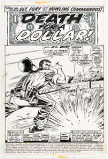 Dick Ayers And Vince Colletta | Sgt. Fury #102 Story Page Original Art Group of 13 (Marvel, 1972). (Total: 13 Original Art) | Heritage