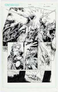 Jim Cheung and Don Hillsman Scion #3 Story Page 15 Original Art (CrossGen, 2000).