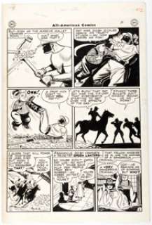 Irwin Hasen and John Belfi All-American Comics #85 Green Lantern Story Page 6 Original Art (DC, 1947).