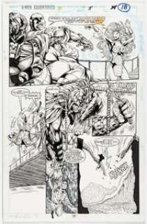 John Hebert and Greg Adams X-Men Adventures II #5 Story Page 14 Original Art (Marvel, 1994).