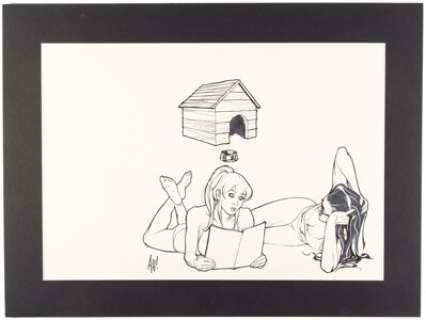 Adam Hughes Betty and Veronica #1 Double Splash Page 19-20 Original Art (Archie, 2016). | Heritage