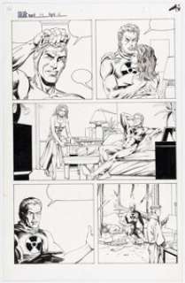 Steve Ditko, Howard Simpson, and Paul Autio Solar, Man of the Atom #14 Story Page 4 Original Art (Valiant, 1992).