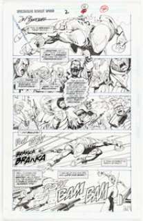 Sal Buscema and Bill Sienkiewicz Spectacular Scarlet Spider #2 Story Page 4 Original Art (Marvel, 1995).