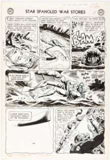 Joe Kubert Star-Spangled War Stories #57 Story Page 3 Original Art (DC, 1957). | Heritage