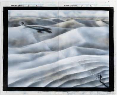 Mark Texeira Black Panther #3 Double Splash Pages 2-3 Original Art (Marvel, 1999). | Heritage