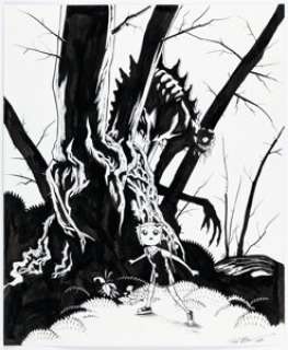 Ted Naifeh Courtney Crumrin & the Coven of Mystics #1 Cover Original Art (Oni Press, 2002).