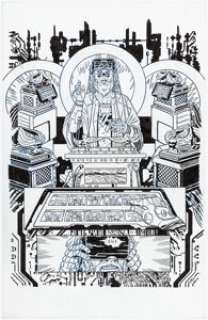 Andy Belanger Heavy Metal Magazine #284 "The Simulationists" Story Page 1 Original Art (Heavy Metal, 2017).