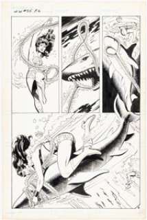 Rich Buckler, Dick Giordano, and Neal Adams Studio Power Records Comics #PR 35 "Wonder Woman: The Secret of the Magic Tiara" Story Page 6 Story Original Art (Peter Pan Records, 1976). | Heritage