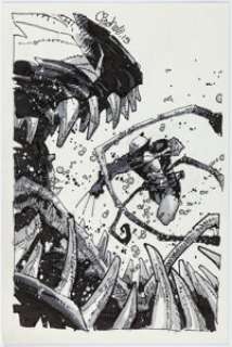 Chris Bachalo - Wolverine vs. Venom Illustration Original Art (2015). | Heritage