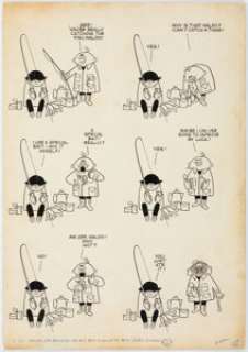 Archie Goodwin Fishing World Magazine Illustration Original Art (c. 1959).