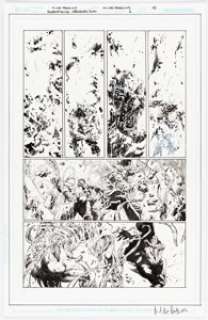 Mike Perkins Future State: Swamp Thing #2 Story Page 10 Original Art (DC, 2021).