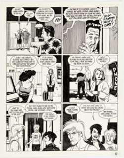 Jaime Hernandez Love and Rockets #27 Story Page 11 Maggie Original Art (Fantagraphics, 1988). | Heritage