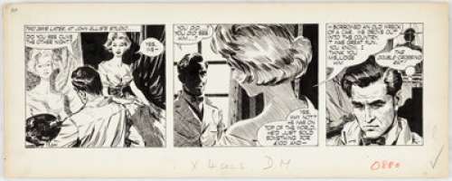 David Wright Carol Day #541 Daily Comic Strip Original Art (London Daily Mail, 1958). | Heritage