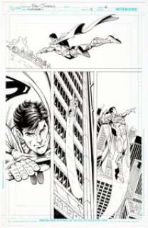 Dan Jurgens and Ray McCarthy Superman #12 Story Page 16 Original Art (DC, 2012).