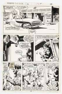 Gene Colan and Al Milgrom Howard The Duck #30 Story Page 16 Original Art (Marvel, 1979). | Heritage