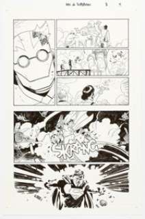 Evan Shaner Adventures of Superman #15 Story Page 4 Original Art (DC, 2014).