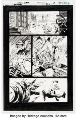 Tony Daniel and Ryan Winn Batman #706 Story Page 3 Original Art (DC, 2011).