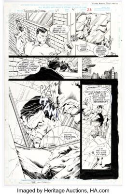 Kevin Kobasic, Elman Brown, and Scott Koblish The Punisher War Journal #69 Story Page 4 Original Art (Marvel, 1994).