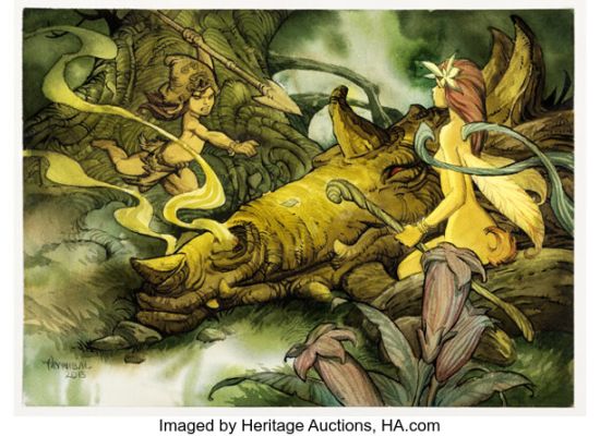 Hannibal Ibarra - Fantasy Illustration Original Art (2015).