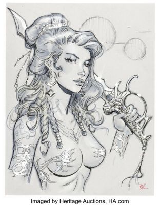 Michael Dooney - Dejah Thoris Specialty Illustration Original Art (2019).