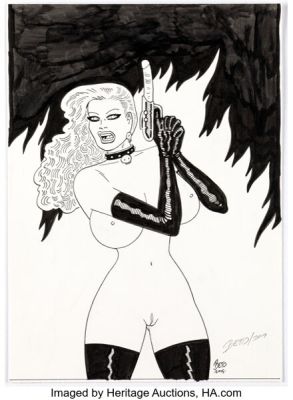 Gilbert Hernandez Sex Criminals #15 Variant Back Cover Original Art (2016). | Heritage