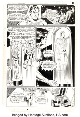 Irv Novick and Pablo Marcos Superman Album #12 Story Page 2 Original Art (DC/Egmont Ehapa, 1985). | Heritage