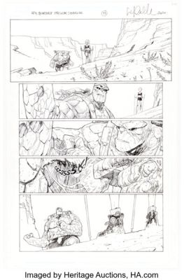 Filipe Andrade Fantastic Four: Road Trip Story Page 11 Original Art (Marvel, 2021).
