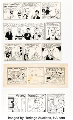 Dan DeCarlo and Fernando Ruiz Archie Daily Comic Strip Original Art Group of 5 (King Features Syndicate/Creators Syndicate, 1987-2009). (Total: 5 Original Art)