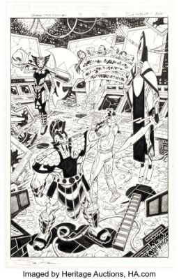 David Williams and Scott Koblish Uncanny X-Men: First Class #4 Splash Page 22 Original Art (Marvel, 2009). | Heritage