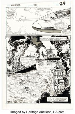 John Buscema and Tom Palmer The Avengers #292 Story Page 18 Original Art (Marvel, 1988). | Heritage