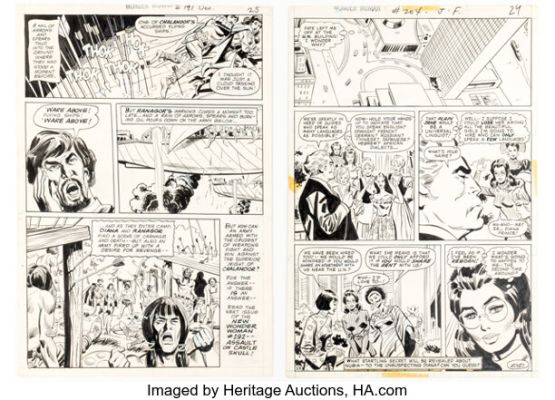 Mike Sekowsky, Don Heck, and Dick Giordano Wonder Woman #191 and #204 Story Pages Original Art Group of 2 (DC, 1970-71). (Total: 2 Original Art) | Heritage