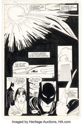 Trevor Von Eeden Batman Annual #8 Story Page 41 Original Art (DC, 1982). | Heritage