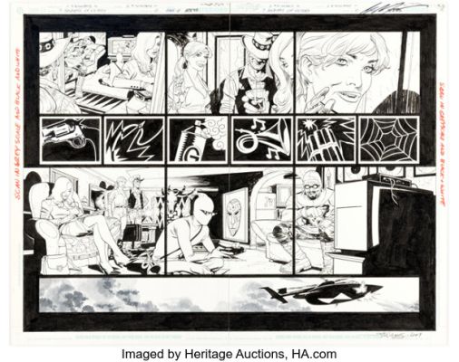 J.H. Williams III Seven Soldiers #0 Double Page Spread 18-19 Original Art (DC, 2005). (Total: 2 Original Art) | Heritage