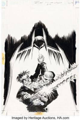 Trevor Von Eeden Batman: Legends of the Dark Knight #106 Illustration Original Art (DC,1998). | Heritage