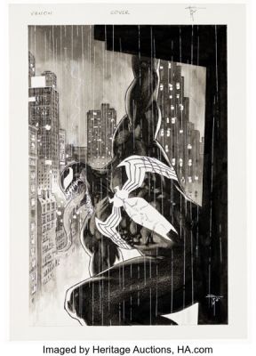 Francesco Mobili Venom #2 (202) Second Printing Cover Original Art (Marvel, 2022). | Heritage