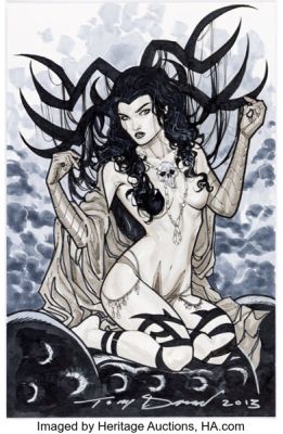 Tony Daniel - Hela Illustration Original Art (2013). | Heritage