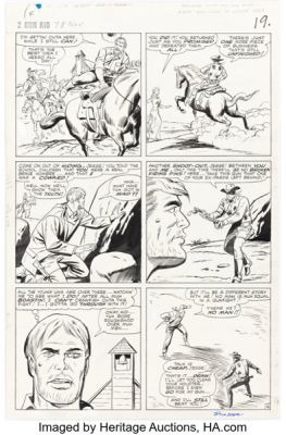 Dick Ayers and Vince Colletta Two-Gun Kid #78 Story Page 16 Original Art (Marvel, 1965). | Heritage