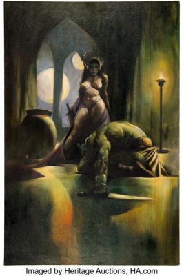 Mike Hoffman - Dejah Thoris Painting Original Art (2010). | Heritage
