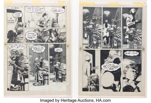Leo Durañona Creepy #120 "Deathwatch" Story Pages Original Art Group of 2 (Warren, 1980). (Total: 2 Original Art)