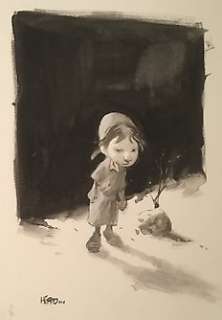 Cuvillier, Damien - Dessin original dédicacé - Enfant  (2018) 