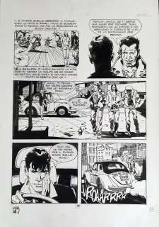 Dylan Dog - N. Mari - tavola originale - Page volante | Catawiki
