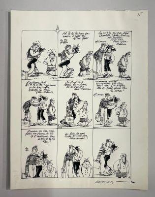 Bretecher Claire Les... | BRETECHER Claire Les Frustrés Planche 4 du récit Chandelle... | Vermot et Associés