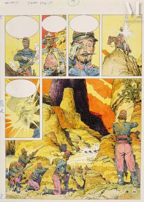 PALACIOS, Antonio Hernandez (1921-2000) - Lot 152 - Mac Coy, Tome 2, Un nommé Mc Coy, planche 19.