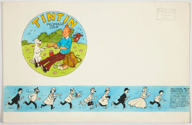 Hergé - Tintin Et... | HERGÉ - Tintin et Milou, ensemble d’illustrations à... | Tessier Sarrou