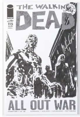 Stefano Gaudiano – Sketch Cover from The Walking Dead #115 Original Art (2013) | eBay US (Buy It Now)