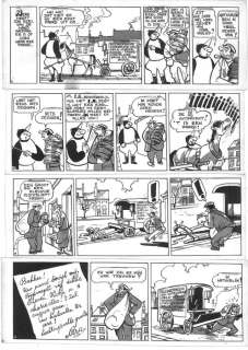 Nero - Originele pagina + luxe hc groot formaat (16 ex)  - Het Geheim van Bakkendoen - (1957/1999) | Catawiki