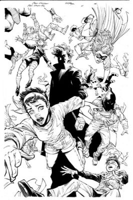 JSA The NEW GOLDEN AGE # 1 Pg 6 ORIGINAL ART 1st APP YOUNG JUSTICE SOCIETY DC | eBay US